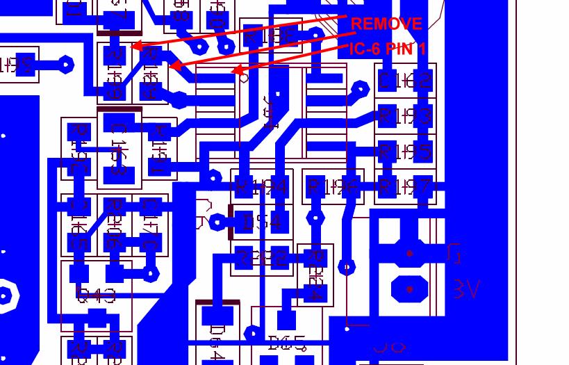 RCI Surface Mount PC Board Layout For CP-1 Instructions